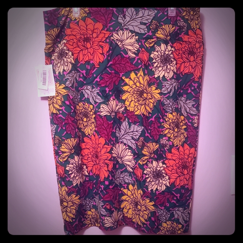 Floral Pencil Skirt